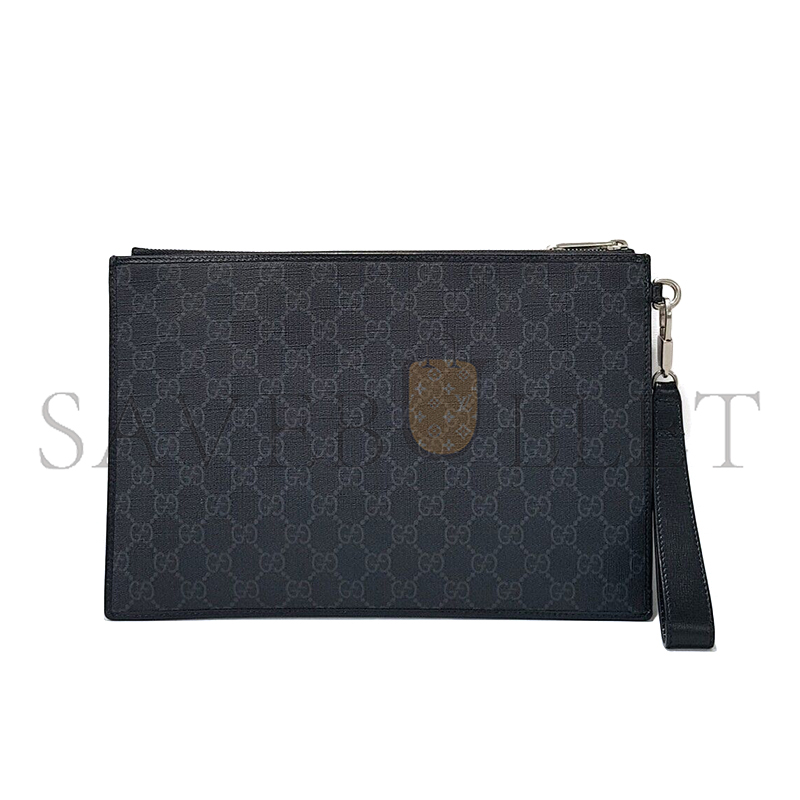 GUCCI GG DENIM POUCH 672953 (30.5*21*1.5cm)